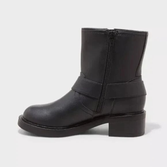 NEW Women's Connor Harness Buckle Ankle Boots - Universal Thread™ Brown - Picture 2 of 10